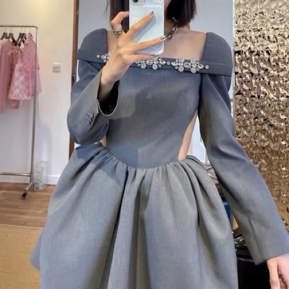 Elegant Long Sleeve Dress